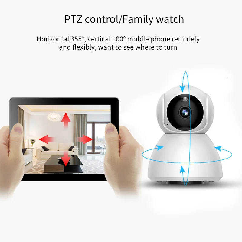 IP камера видеонаблюдения 720P Wi Fi с автослежением|Компактные видеокамеры| |