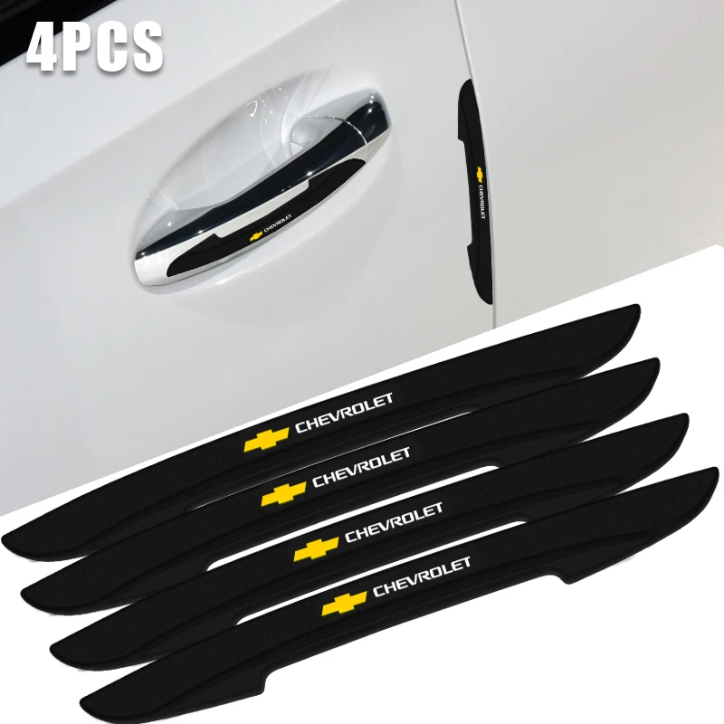 4pcs car door anti-scratch collision sticker handle protection for Chevrolet cruze captiva sail onix corsa aveo sonic spark s10