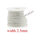 Silver 2.5mm