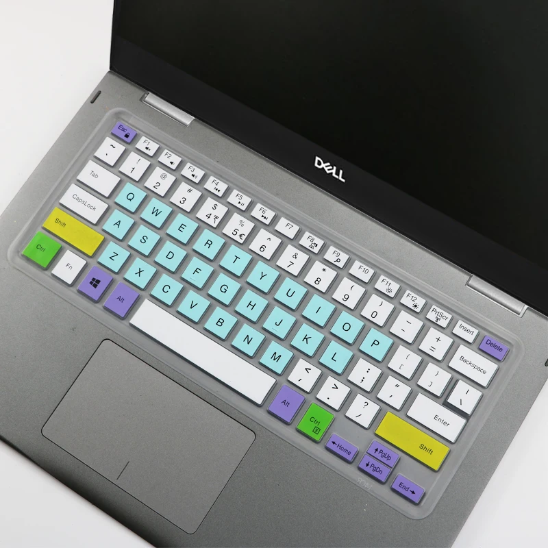 Для 1" ноутбука Dell Latitude 14 3000 3480 3481 3482 3485 3486 3488 3490 Vostro 3470 3476 3478 Силиконовая клавиатура для ноутбука кожного покрова