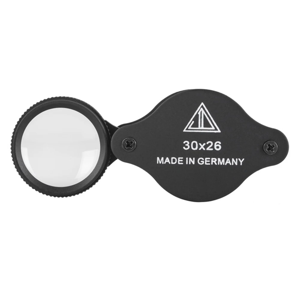 LOUPE,Loupe de poche pliante légère 30X, Mini Loupe de