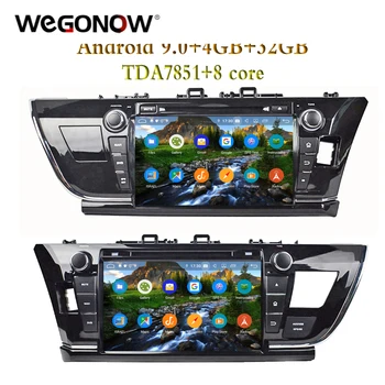 

9" 2Din Android 9.0 For Toyota COROLLA 2014 2015 2016 right left 4GB RAM Car DVD Player Wifi Bluetooth RDS RADIO GPS Glonass Map