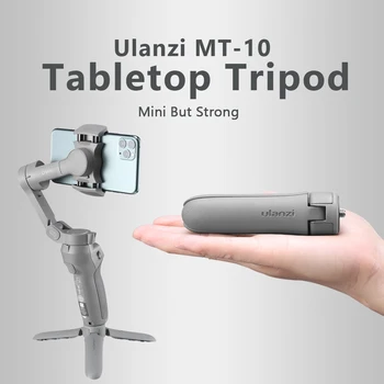 

Ulanzi MT-10 Portable Vlog Tripod Mini Tripod Gimbal Base for Osmo Mobile 2 3 Vlog Tripod for Smartphone DSLR SLR Camera