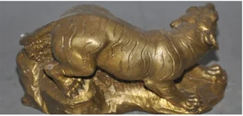 

Free shipping chinese fengshui brass Ferocious evil zodiac year tiger animal success statue