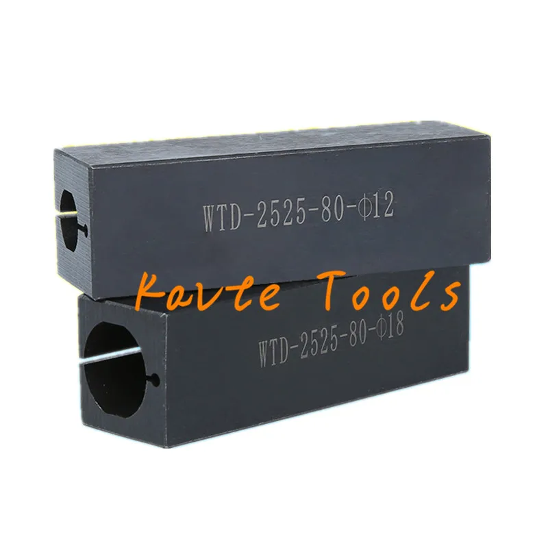 Shockproof Bar Cutter Sleeve WTD--80/ 1616-80-80/ 2525-80 -5 /6 /7 /8 /10/12/14/16 Lathe Tools Quick Change Tool Post