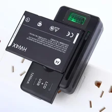

2021 Mobile Battery Charger Universal LCD Indicator Screen USB-Port For Cell Phone Chargers Battery Charging UK EU Plug