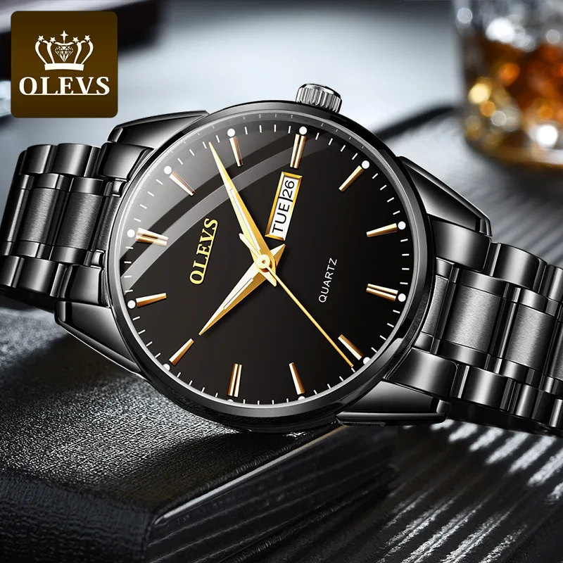 

Hot Selling OLEVS Business Night Light Waterproof Quartz Watch Fashion MEN'S Watch MEN'S Watch