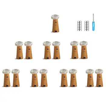 

LED Lamp Wine Bottles Cork Stopper Energy Saving Environmental Protection with Battery Outdoor KTV Bar Xmas Night Decor