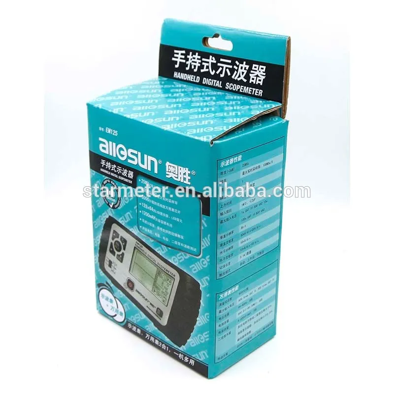 EM125 All Sun 2 in1 Multifunction Teaching tool Oscilloscope 25MHz Multimeter Handheld Scopemeter Voltmeter Ohmmeter Capacitance
