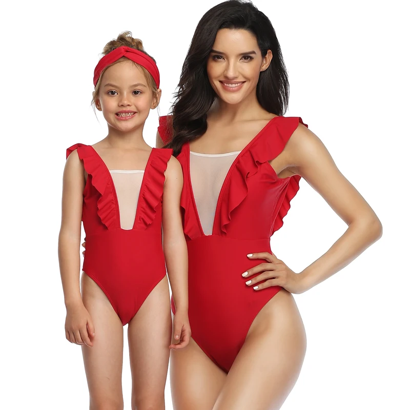 mommy and baby matching swimsuits