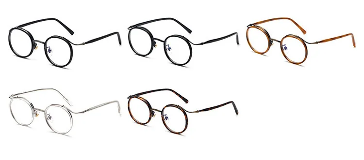 TR90 Transparent Round Glasses Men Women Vintage Optical Eyeglasses Frame Prescription Spectacle Frames man Clear Eyewear Oculos