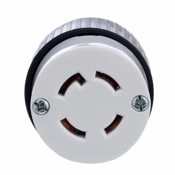 

1pc 30 Amps 125/250V 4-Wire Twist Lock Electrical Female Plug Receptacle Electrical Supplies Generator Socket