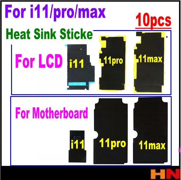 10 шт. оригинал для iphone 11 pro max материнская плата Lcd металлическая задняя панель