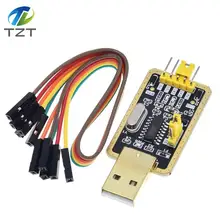 Módulo em vez de PL2303 CH340, CH340G RS232 para TTL módulo de atualização USB para porta serial em nove Escova pequenas placas
