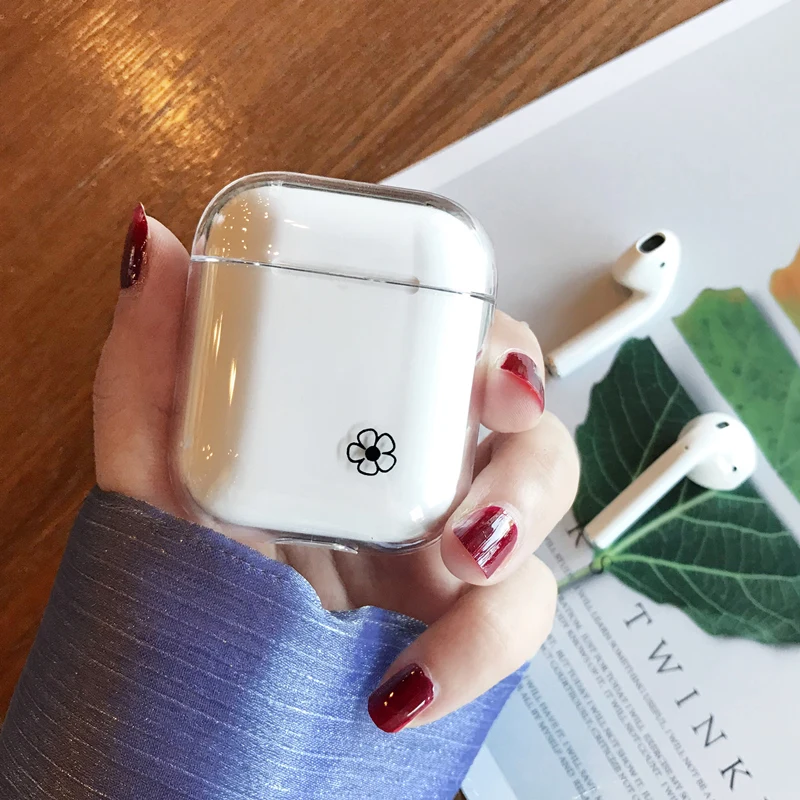 Милый чехол для Apple airpods чехол мультфильм Bluetooth защитный чехол для наушников для Airpod 1/2, модная, с принтом из букв жесткий чехол - Цвет: style 2
