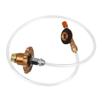 

Camping Brass Refill Adapter Gas Stove Cylinder Bunner For Regulator BBQ Grill