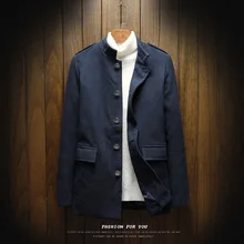 Стиль, зимний мужской стиль, деловой стиль, джентльмен, однобортный, со стоячим воротником, приталенный, стильный Тренч