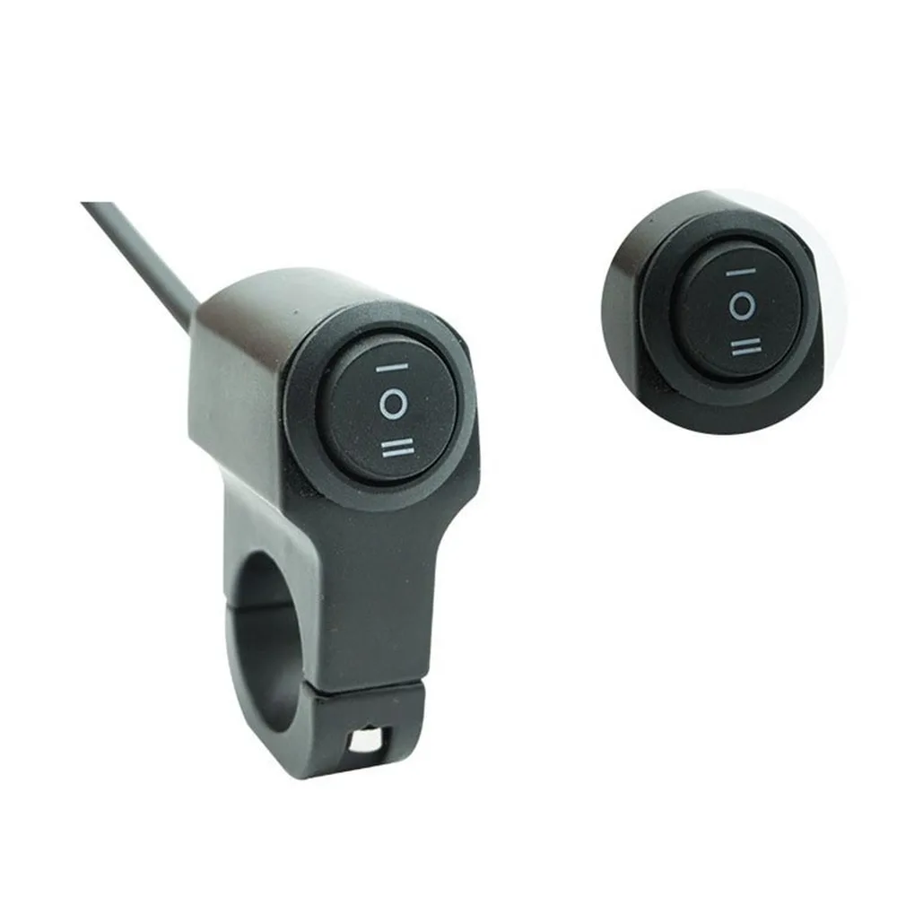 

1PCS motorcycle aluminum alloy modified switch headlights spotlights turn one into two out switch plug three-wire switch