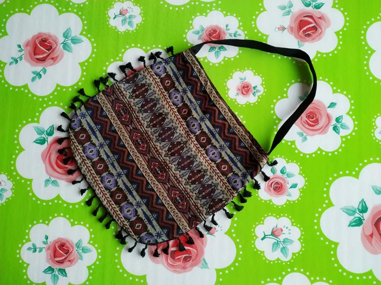 New Vintage Bohemian Fringe Shoulder Bag Women Tassel Boho Hippie Gypsy Fringed Women'S Handbags Open Bags