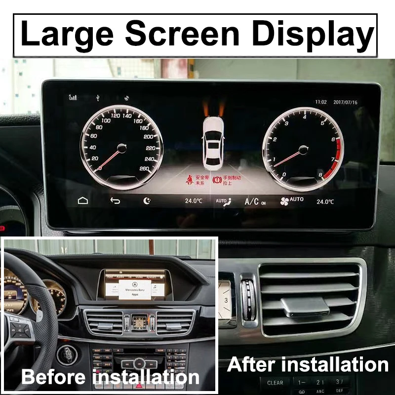 Liandlee автомобильный мультимедийный плеер NAVI для Mercedes Benz MB C207 A207 E250 E300 E400 E500 CarPlay TPMS Стерео gps навигация