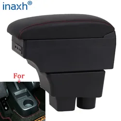 Reposabrazos para Skoda FABIA, caja de almacenamiento de piezas de reacondicionamiento Interior, accesorios para coche, 2008 2014, para Skoda Fabia 2
