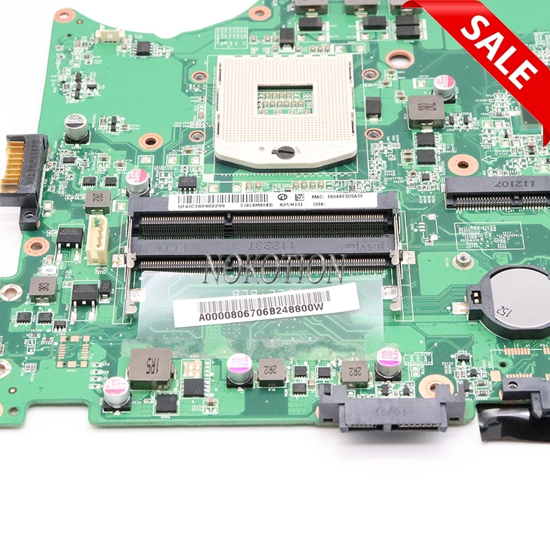 Материнская плата NOKOTION для ноутбука Toshiba Satellite L750 L755 материнская совместимая с