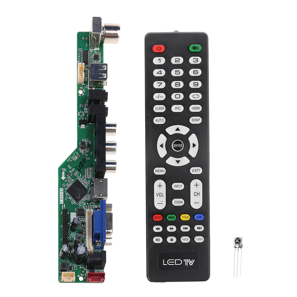 Universal LCD Controller Driver Board Kit V29 AV TV VGA HDMI USB Interface