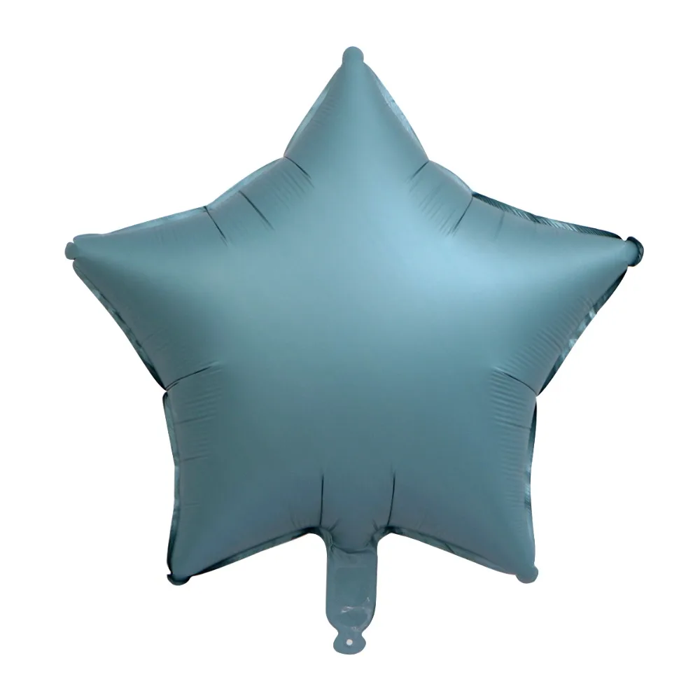 金属色银灰五角星