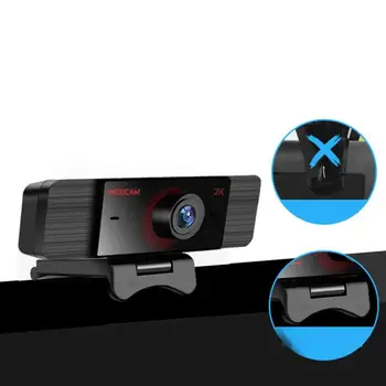 

2560*1440 30FPS Black 2K Practical Camera HD Webcams USB Camera Video Recording Web Camera Portable Drive-free Webcams For PC