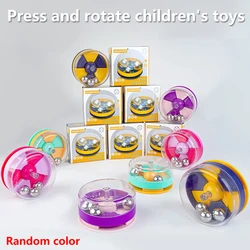 Cubo de frijol giratorio para niños, puzle de Pinball, juguetes educativos, bola giratoria para los dedos, cubo mágico creativo, Bola de descompresión