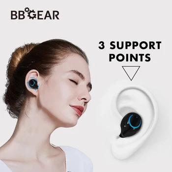 

Q18 Bluetooth 4.1 TWS Bluetooth Headset w/Charging Box Mini Stereo Sports Earbuds w/Mic Sports Earphone for iPhone Samsung