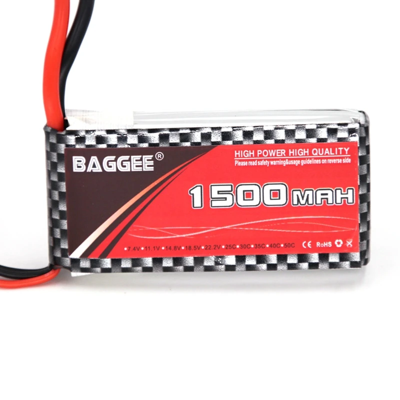 

25C RC LiPo Battery 3S 11.1V 1500MAh 25C for RC Airplane Drone Helicopter Car Boat 11.1V LiPo 3S Remote Control Toys Parts