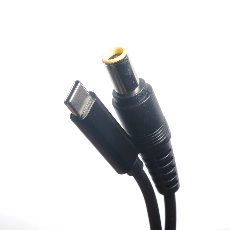 Cabo Conversor de Tomada tipo c Usb c para 7.9*5.5 mm Adaptador dc pd para Lenovo Thinkpad X60 T60 T61 X200 X201 X220 X230 - Imagem 2