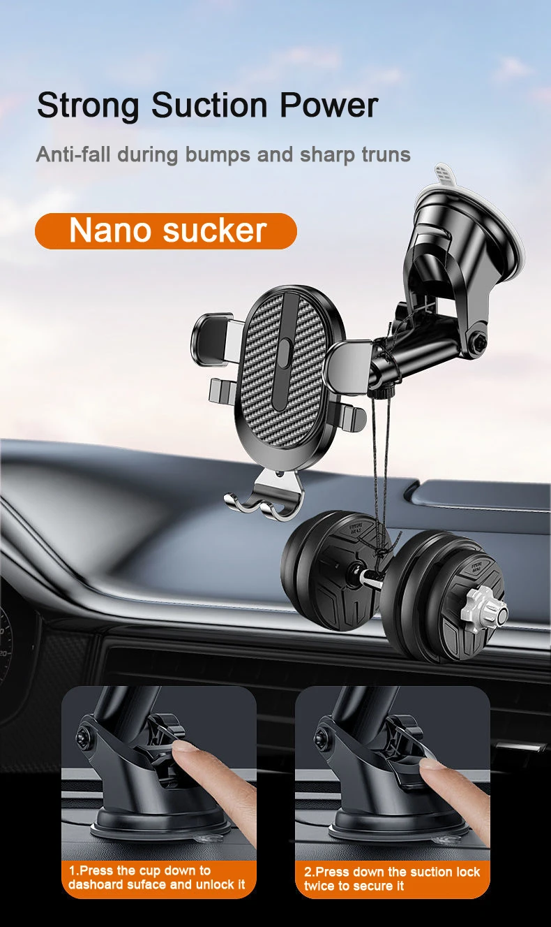 Arivn Sucker Car Phone Holder Universal In Car Cellphone Holder Stand Mount Stand GPS For iPhone 12 11 Pro Xiaomi Huawei Samsung cell phone holder for car