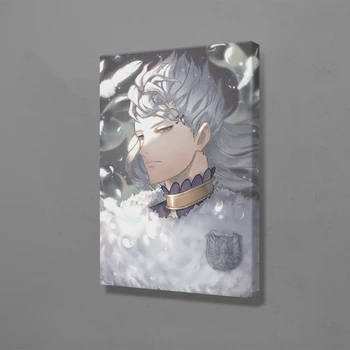 

Nozel Silva Black Clover anime Poster Painting Wall Art Canvas For Living Room Home Bedroom Study Dorm Art Decoration Prints