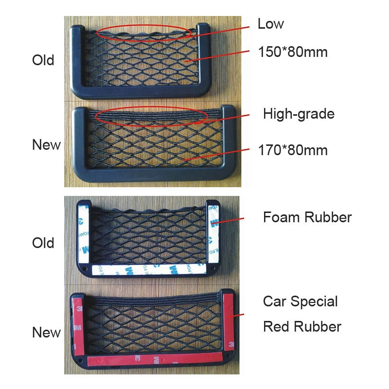 Новая Универсальная большая автомобильная сетка для хранения эластичное сиденье для хранения Сетчатая Сумка-держатель карманный органайзер Удобная простая форма