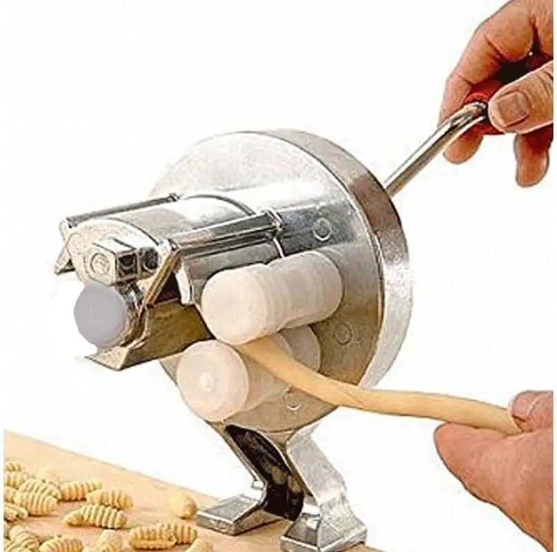Manual Pasta Maker, Aluminium Alloy Noodle Press Machine, Macaroni  Spaghetti Fettucini Gnocchi Press Machine, Kitchen Food Making Equipment