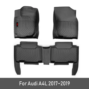 

2020 New TPE Custom Car Floor Mats For Audi A4 B9 2017 2018 2020 A4L Audi Accessories Foot Pads Automobile Car Carpet Styling