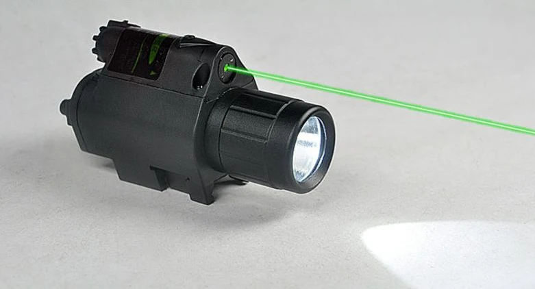 2 в 1 Тактический M6 CREE светодиодный 200LM лазерный фонарик комбо/светильник+ зеленый лазерный прицел с переключателем для охоты