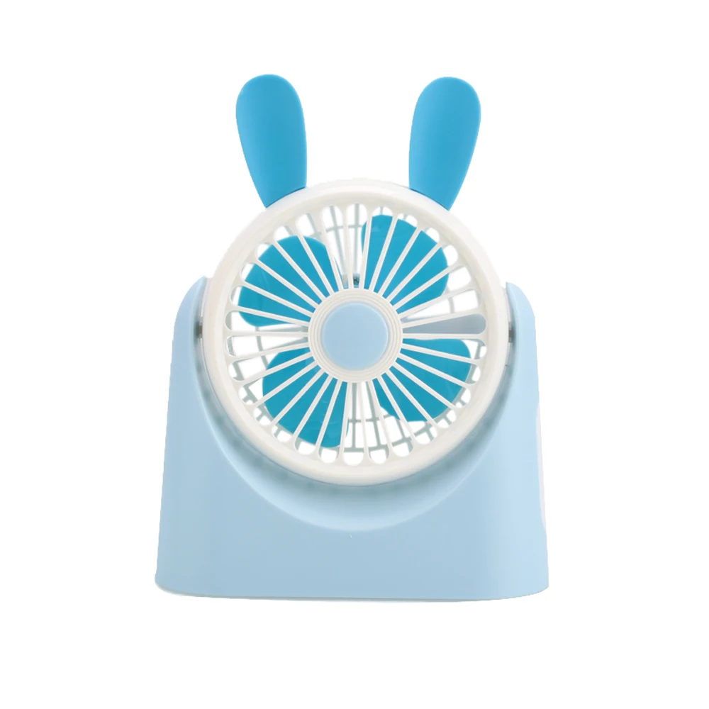 Pocket Fan Folding Fan Air Cooler ABS+TPE Mini Portable Cute with Light Desktop Summer Gift Travel