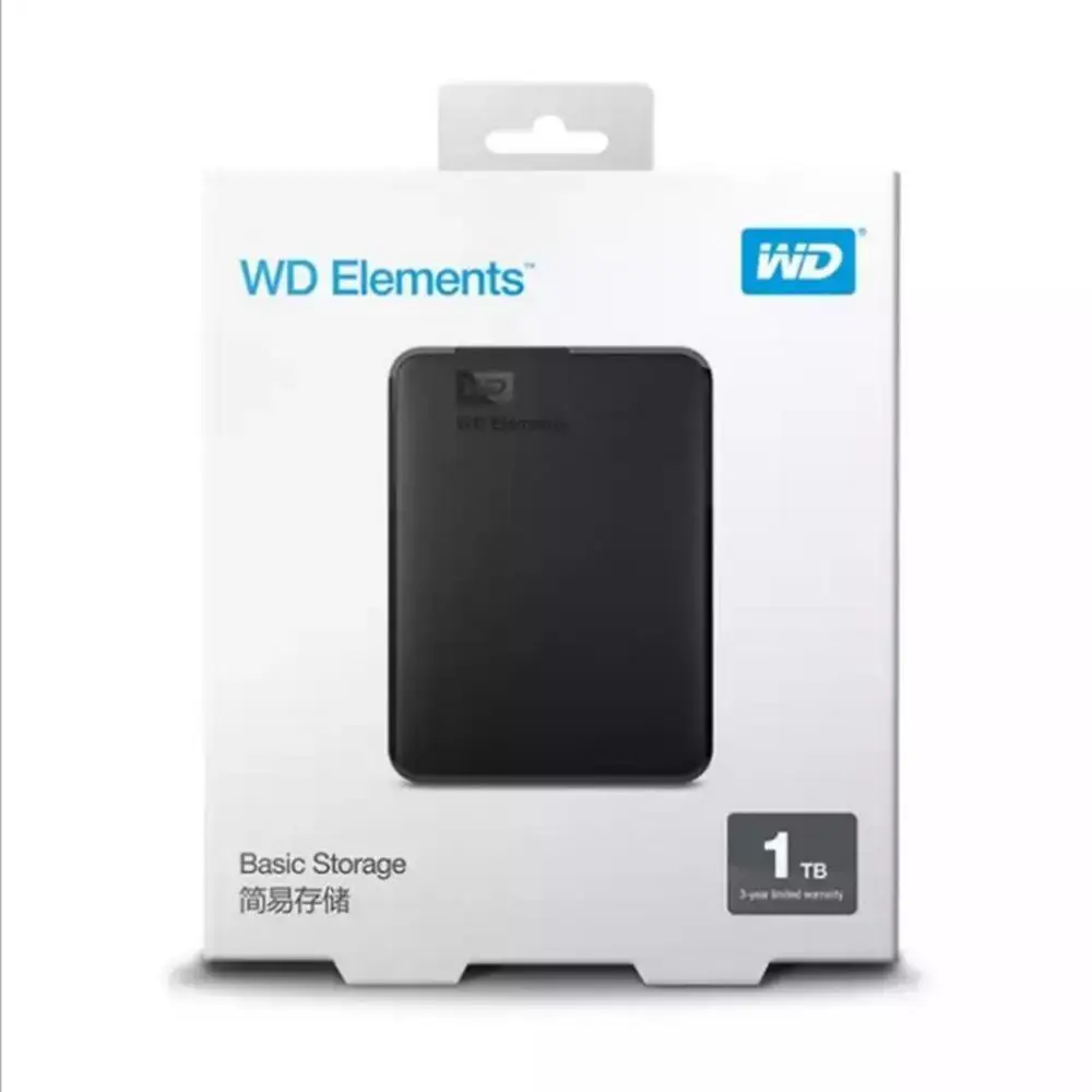 Western Digital WD портативный жесткий диск 1 ТБ 2 ТБ 4 ТБ внешний hdd 2,5 дюймов USB 3,0 жесткий диск для ноутбука ПК