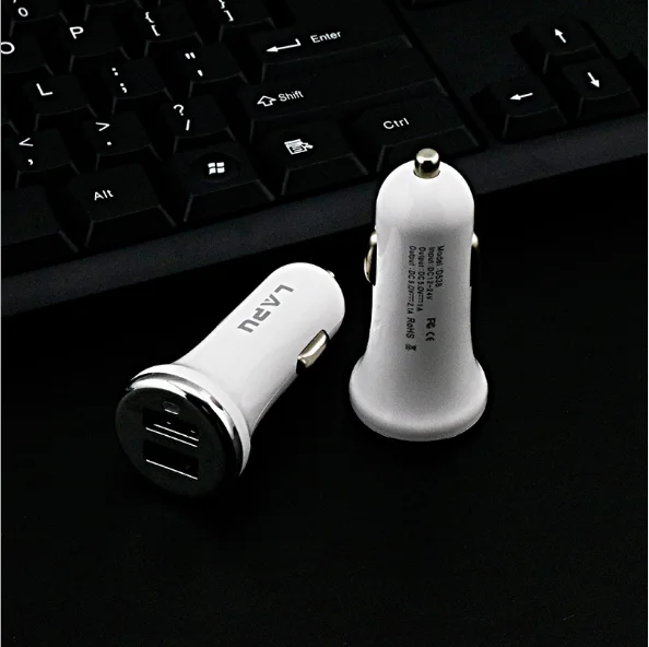 2.4A Мини двойной USB Автомобильное зарядное устройство Быстрая Зарядка адаптер Универсальное быстрое зарядное устройство автомобильное зарядное устройство для iPh для samsung