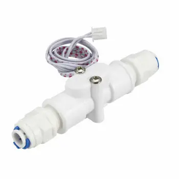 

1/4in Quick Connect Hall Effect Liquid Water Flow Switch Flowmeter 1-25L/min