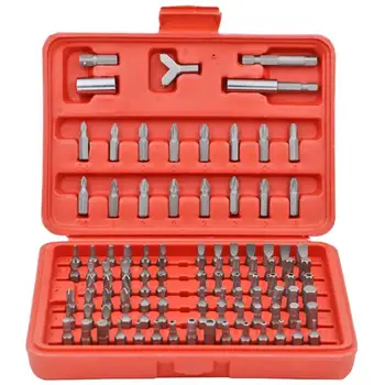 

100pcs Chrome Vanadium Steel Electric Screwdriver Head Set Cross Slotted Head Power-driven Screwdriver Bits Power Tool Sets