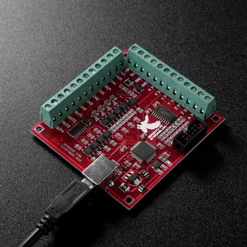 

CNC USB MACH3 100Khz Breakout Board 4 Axis Interface Driver Motion Controller