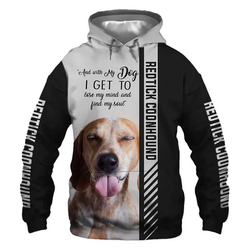 

Куртка Coonhound в американском и английском стиле с 3D принтом для мужчин и женщин, толстовка в стиле Харадзюку, Повседневная Уличная одежда унисекс, свитшот, пуловер, толстовки D2