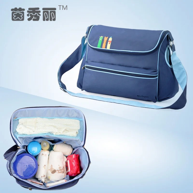 

Insular New Style European Version of Multi-functional Fashion 600D Waterproof Diaper Bag Shoulder Large-Volume Mom And Baby Mat