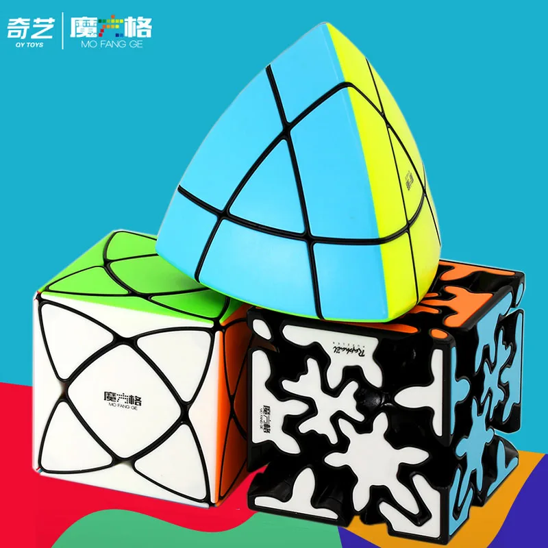 QiYi SpeedCube-rompecabezas educativo, MoFeangGe, marcho de engranaje loco, súper hiedra, esquina, MasterMorphix, 2x2, sin pegatinas