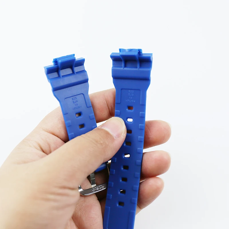 Аксессуары для часов с пряжкой для Casio BABY-G BA 110 111 112 120 женский 14 мм резиновый спортивный Модный водонепроницаемый мягкий ремешок