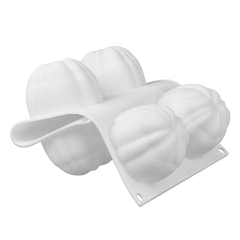 6 полости тыквы силиконовые формы для Мусса торт 3D торт плесень для кондитерских шоколада PXPC